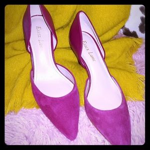 Essex Lane El-Dakota Leather/Suede Heel 6.5